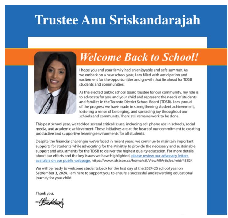 Sriskandarajah Newsletter